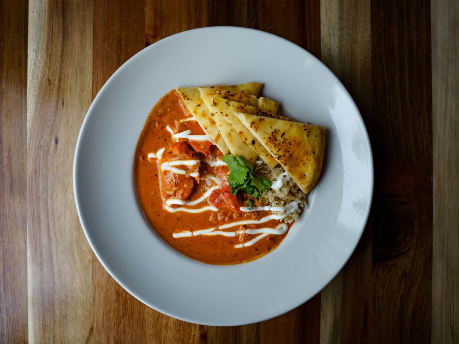 Kip tikka masala uit één pan